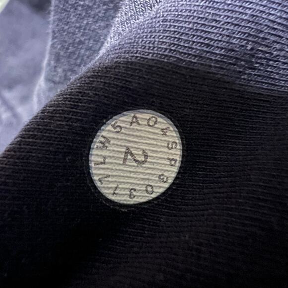 Lululemon Warm Down Jogger Pants Womens 2 7/8 Blue Cotton Terry Sweatpants - Picture 5 of 8